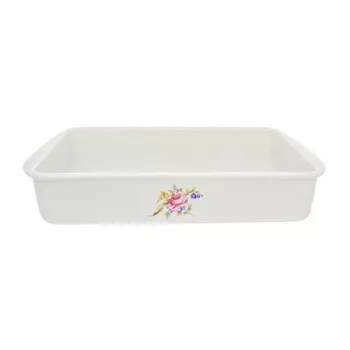 Блюдо для запекания 41 х 24,8 см Dubi Цветочный мотив