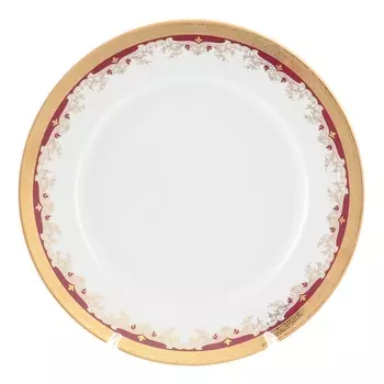 Блюдо круглое 30 см Thun Кристина красная лилия