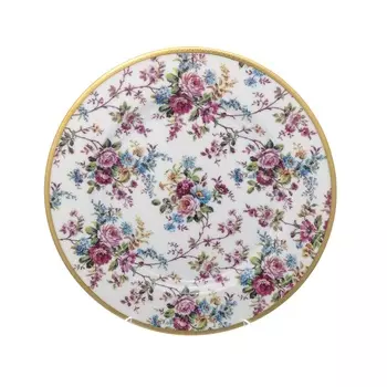 Блюдо круглое 32 см Falkenporzellan Carinzia Gold