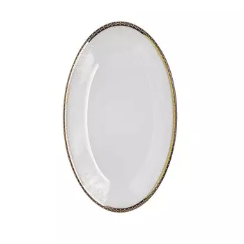 Блюдо овальное 24 х 15 см Zarin Iran Riva Gold