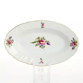 Блюдо овальное 24 см Bernadotte Полевой цветок