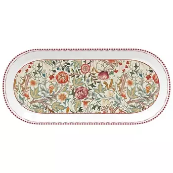 Блюдо овальное 33,5 см William Morris кремовый