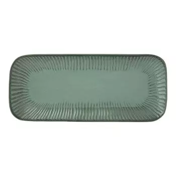 Блюдо прямоугольное 36 х 16 см Easy Life Gallery зелёный