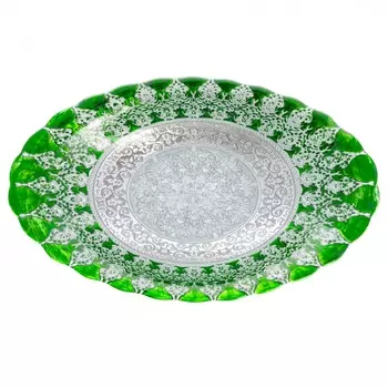 Блюдо сервировочное 20 см Akcam Хюррем Изумруд