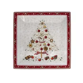 Блюдо сервировочное 22 см Repast Christmas world Multi