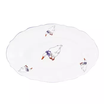 Блюдо сервировочное 22 см Repast Гуси