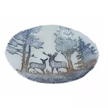 Блюдо сервировочное 30 см Akcam Лесное чудо