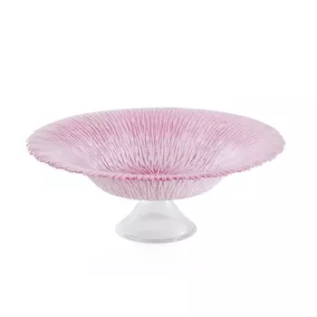 Блюдо сервировочное 30 см на ножке Akcam Аметист
