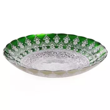 Блюдо сервировочное 30 см Akcam Хюррем Изумруд