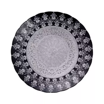 Блюдо сервировочное 30 см Akcam Серебро Хюррем