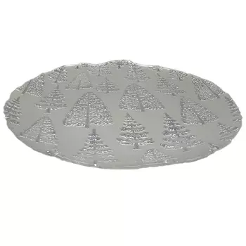 Блюдо сервировочное 32 см Akcam Метелица белый