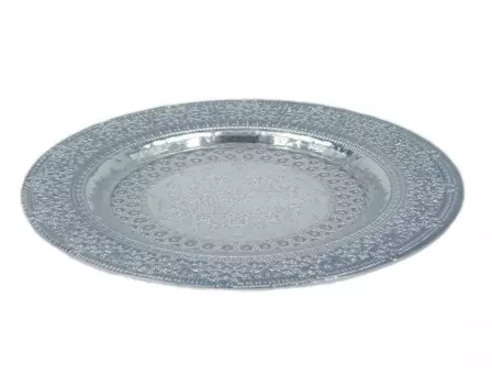 Блюдо сервировочное 32 см Akcam Жасмин голубой
