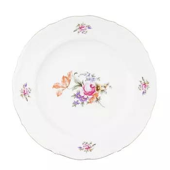 Блюдо сервировочное 32 см Repast Мейсенский букет