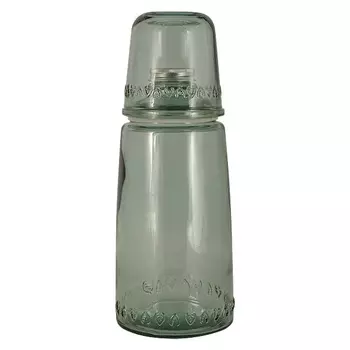 Бутылка для воды со стаканом Natural Water зелёный