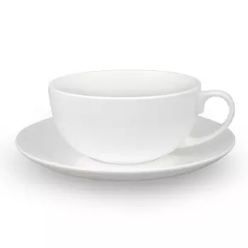 Чайная пара 350 мл Акку белый