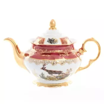 Чайник 800 мл Roman Lidicky Фредерика Охота красная
