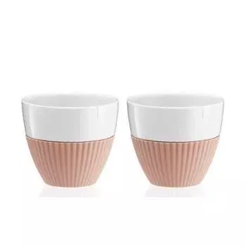 Чайный стакан 230 мл Viva Scandinavia Anytime 2 шт белый-розовый