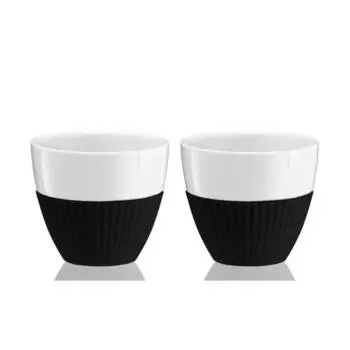 Чайный стакан 230 мл Viva Scandinavia Anytime 2 шт белый-чёрный