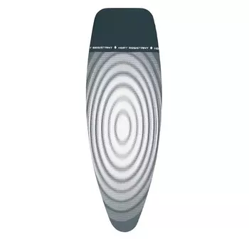 Чехол для гладильной доски 135 х 45 см Brabantia PerfectFit Титановые круги