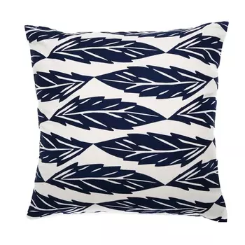 Чехол для подушки из хлопка с принтом Tkano Листья 45х45 см