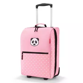 Чемодан детский Reisenthel Trolley XS panda dots pink