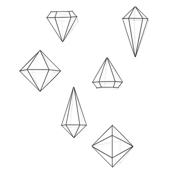 Декор для стен Umbra Prisma чёрный