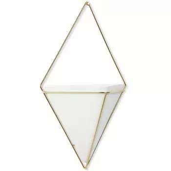 Декор для стен Umbra Trigg большой белый-латунь