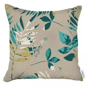 Декоративная подушка 43 х 43 см Mike &amp; Co New York Basic Tropic листья бежевый
