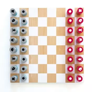 Деревянные шахматы Remember