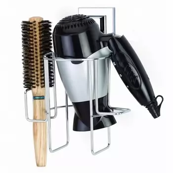 Держатель для фена самоклеящийся Tekno-Tel хром