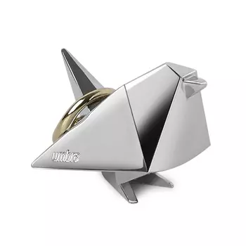 Держатель для колец Umbra Origami птица хром