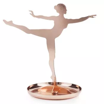 Держатель для украшений Kikkerland Ballerina медный