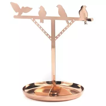 Держатель для украшений Kikkerland Bird медный