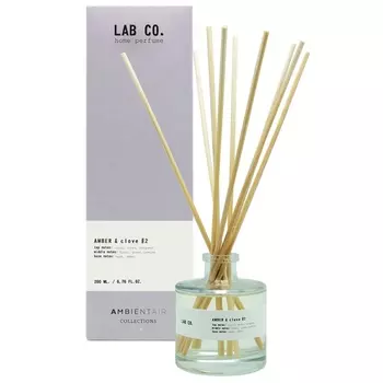 Диффузор ароматический 200 мл Ambientair Lab CO амбра и гвоздика
