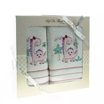 Комплект полотенец Sofi de Marko Dino 2 шт белый