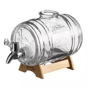 Диспенсер для напитков на подставке 1 л Kilner Barrel