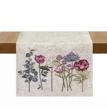Дорожка 40 х 100 см Le Gobelin Розы и гортензии