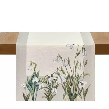 Дорожка 44 х 140 см Le Gobelin Подснежники