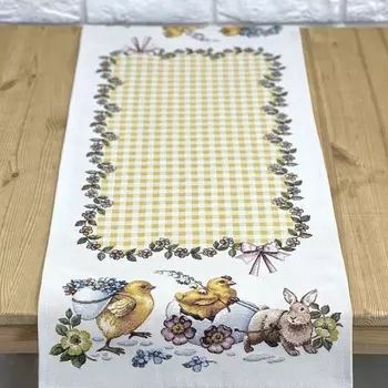 Дорожка гобеленовая 40 х 100 см Le Gobelin Мои любимые незабудки