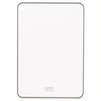 Доска разделочная 23 х 16 см Gipfel Arctica пластик белый