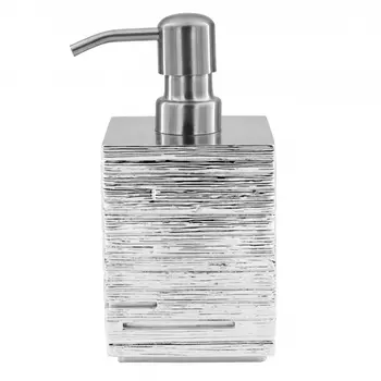 Дозатор для жидкого мыла 430 мл Ridder Brick Silver