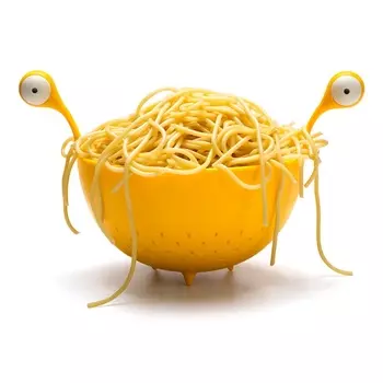 Дуршлаг Ototo Spaghetti Monster жёлтый