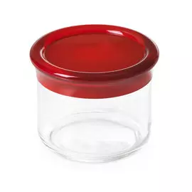 Ёмкость для хранения с крышкой 500 мл Omada Trendy красный