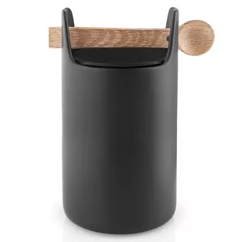 Ёмкость для хранения с крышкой и ложкой Eva Solo Toolbox 20 см черный