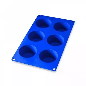 Форма для 6 маффинов Lekue синий