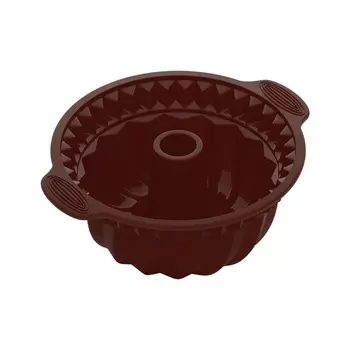 Форма для круглого кекса глубокая силиконовая 28 x 24 см Nadoba Alenka