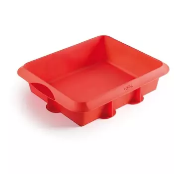 Форма для лазаньи силиконовая 25 x 20 см Lekue красный