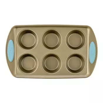 Форма для маффинов с ручками 32,5 х 19 см Walmer Crown 6 ячеек