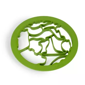 Форма для печенья салатовая Lekue Животные