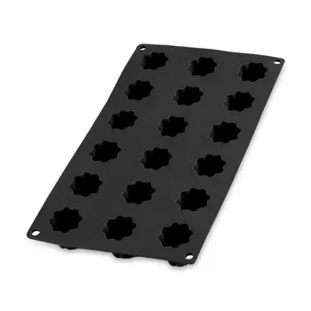 Форма для выпечки Lekue Мини-цветочки чёрный